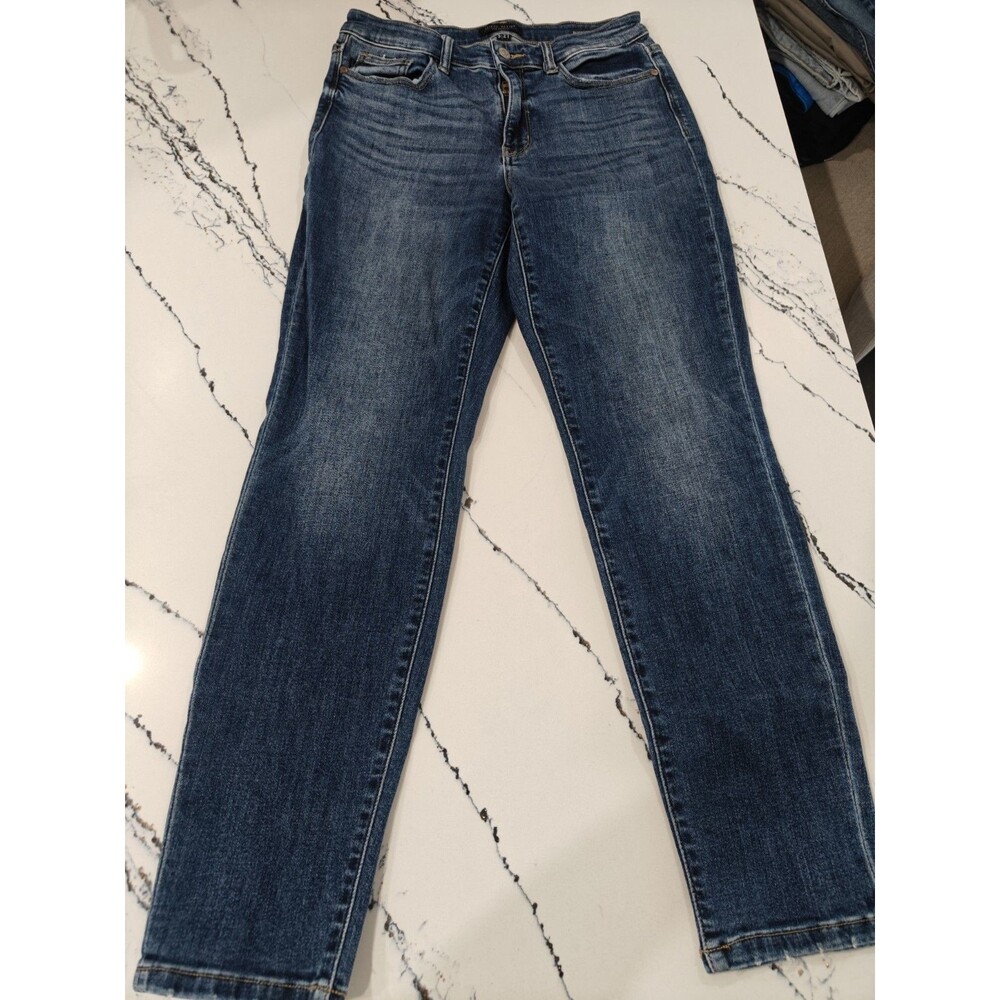 Judy Blue Boyfriend Fit Jeans Juniors 5/27 (27x29) Blue Dark Wash Relaxed
